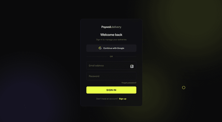 Paywall Delivery — скриншот 5 из 5
