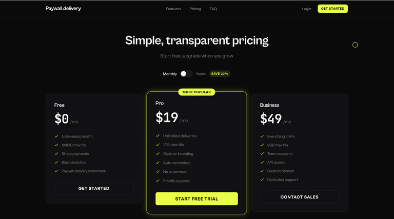 Paywall Delivery — скриншот 3 из 5